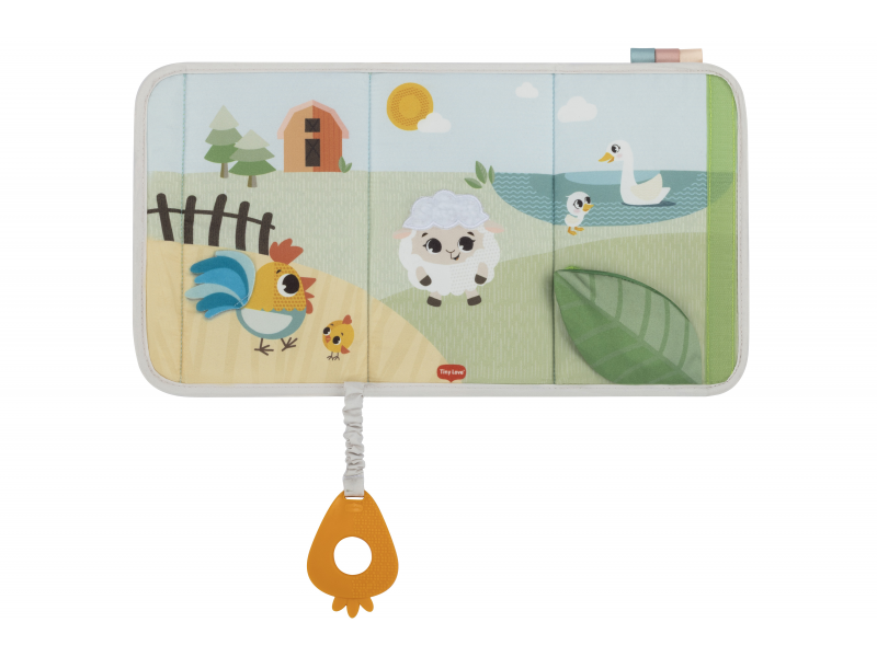 TINY LOVE Knížka s aktivitami pro hru na bříšku Farmers Funday