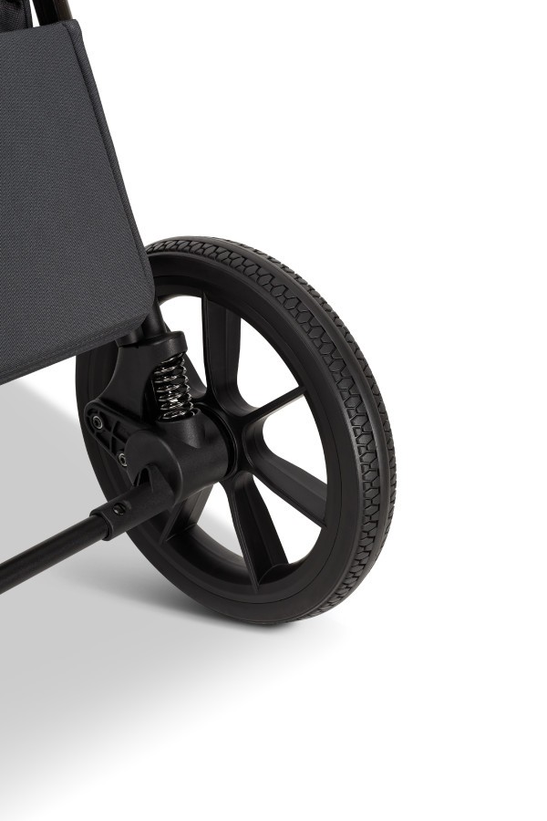 MOON PIÚ EXTRA black chrome Kombinovaný kočárek