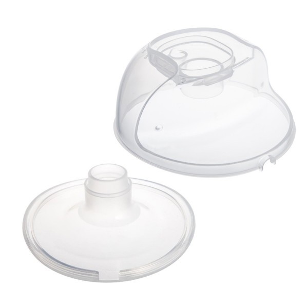 CANPOL BABIES Náhradní silikonový trychtýř 24mm a zásobník na mléko k odsávačce mateřského mléka SmartSense