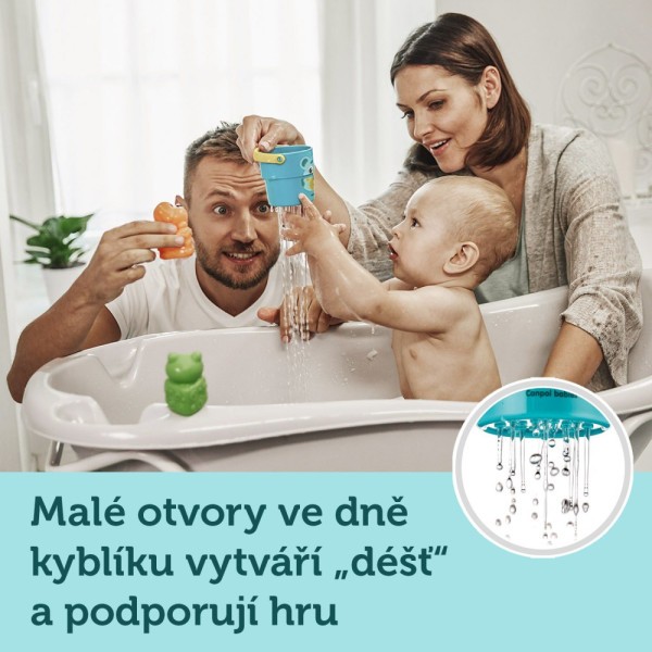CANPOL BABIES Kyblíky do vody HELLO LITTLE 3ks
