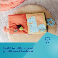 CANPOL BABIES Edukativní plyšová kniha FOX