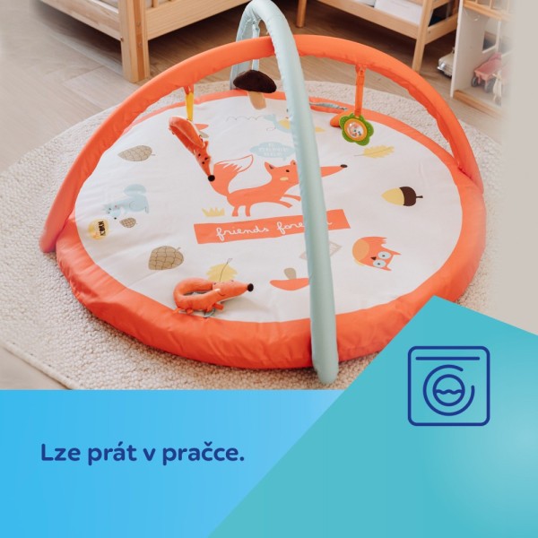 CANPOL BABIES Edukativní hrací deka FOX