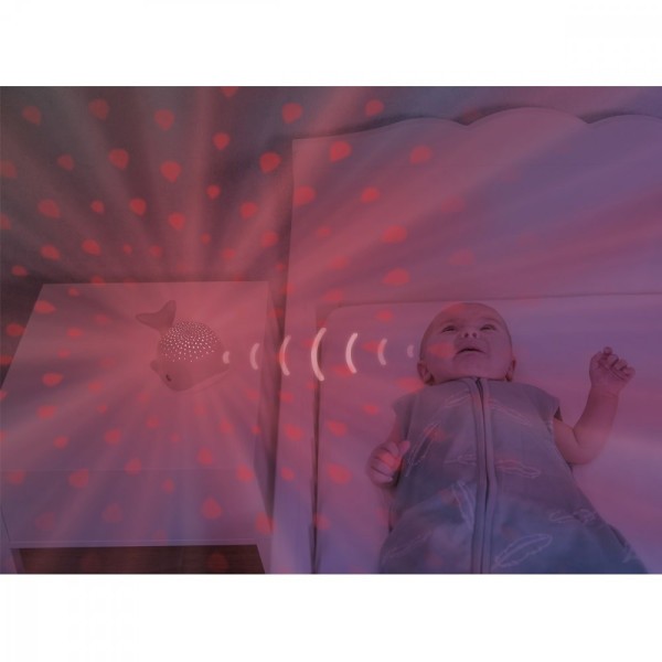 Zazu Velryba WALLY - noční projektor s melodiemi