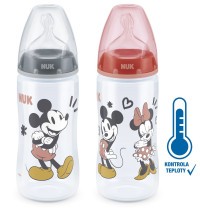 NUK FC+ lahev s kontrolou teploty Mickey 300 ml