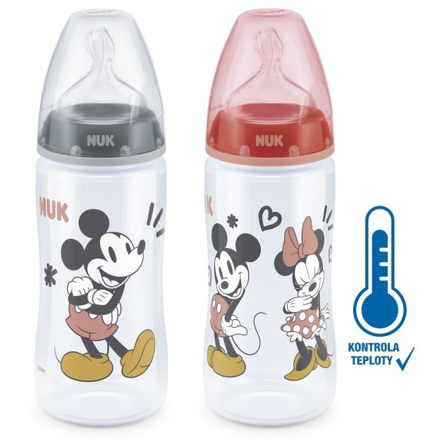 FC+ lahev s kontrolou teploty Mickey 300 ml