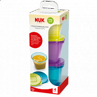 Nuk Dozičky na dětské potraviny 6ks Nuk Dozičky na dětské potraviny 6ks