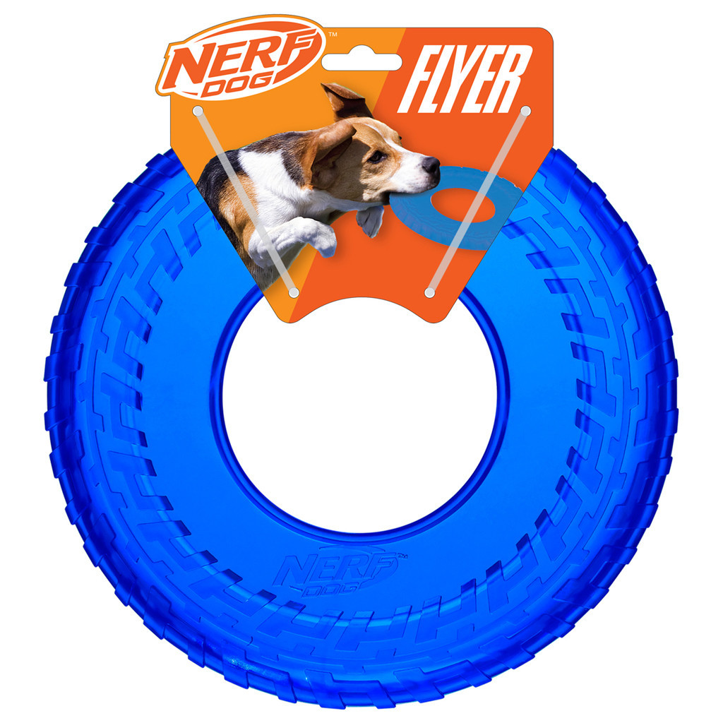 NERF DOG Létající talíř z průhledné gumy 25 cm - Létající talíř z průhledné gumy 25 cm