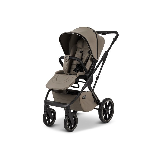 MOON PIÚ EXTRA black chrome Kombinovaný kočárek