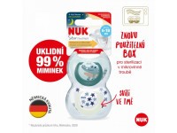 NUK Šidítko Star Den a Noc 0-6 m 2ks/BOX