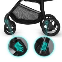 Kočárek sportovní Cruiser pink Kinderkraft + Dětské odrážadlo 2WAY Next