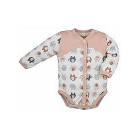 Kojenecké rozepínací body s dlouhým rukávem Bobas Fashion Dominik