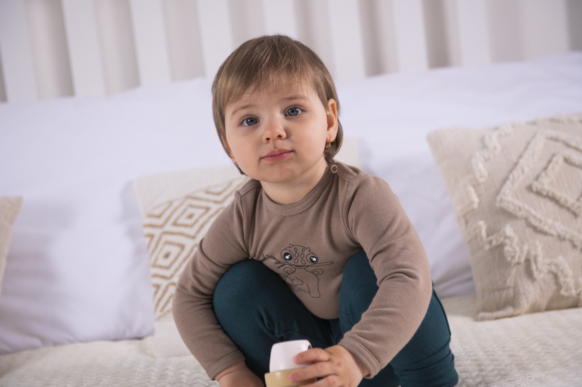 LITTLE ANGEL Body smyk obrázek Outlast® - oříšková