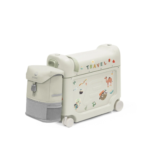 STOKKE® JetKids™ BedBox® set s batohem - Sea Green