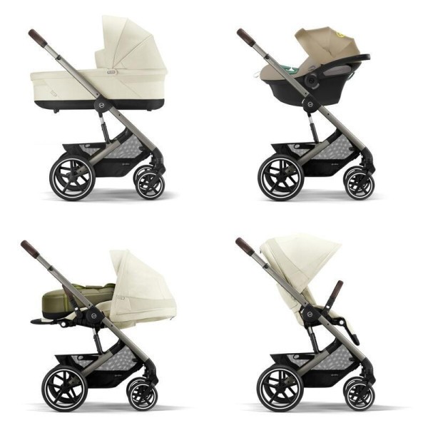 CYBEX Akční set Balios SET S Kočárek + korba + autosedačka Cybex + adaptéry