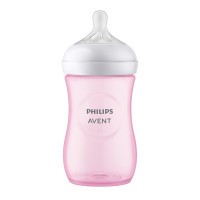 Philips AVENT Láhev Natural Response 260 ml, 1m+, růžová