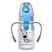 CANPOL BABIES Lahev úzkohrdlá s úchyty CUTE ANIMALS 120ml