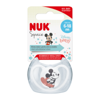 NUK Dudlík Space Disney Mickey Mouse silikon, 1 ks BOX
