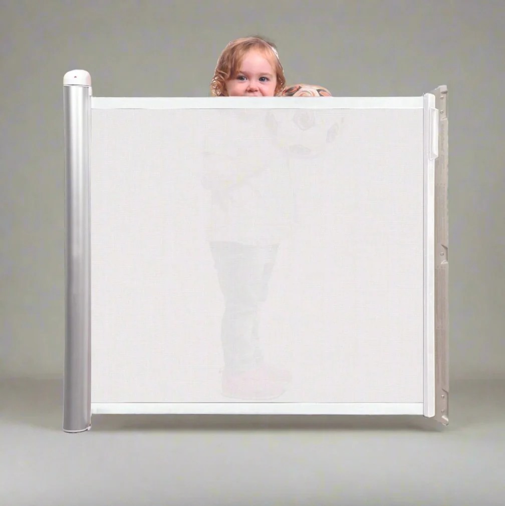 LASCAL KiddyGuard® Accent - rolovací zábrana (otvor do 100 cm) - White