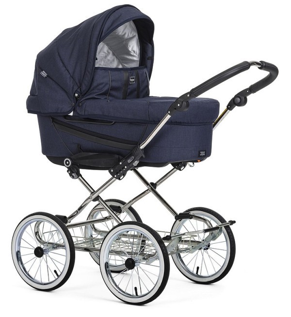 Klasická konstrukce Emmaljunga chassis DUO de Luxe