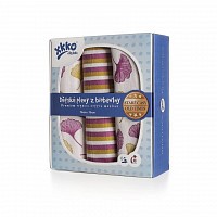 Dětské pleny z biobavlny XKKO Organic 70x70 Staré časy barevné Dětské pleny z biobavlny XKKO Organic 70x70 Staré časy barevné