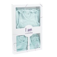 NEW BABY 4-dílná kojenecká soupravička do porodnice I AM
