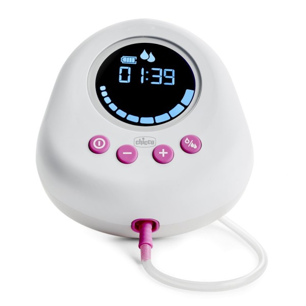 CHICCO Odsávačka mateřského mléka elektronická Single pink
