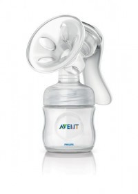 PHILIPS AVENT Odsávačka mateřského mléka Natural se zásobníkem 125 ml + AQUAINT 500 ml