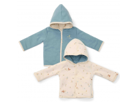 LITTLE DUTCH Kabátek oboustranný Stone Blue