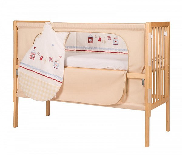 16401-6 Postýlka Roba Room Bed svýškově nastavitelným dnem Sunny Day Beige V172