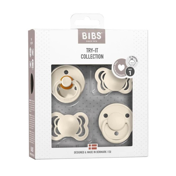 BIBS Dudlíky TRY IT kolekce 4 ks, vel. 1