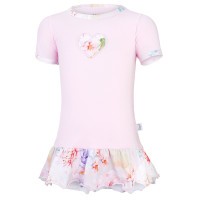 LITTLE ANGEL Tunika tenká Outlast® - růžová baby/sv.růžová květy
