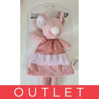 TIAMO plyšový mazlíček baletní myška růžová 28 cm