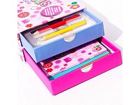 Meadow Kreslicí šablony s pastelkami mini box pro holčičky