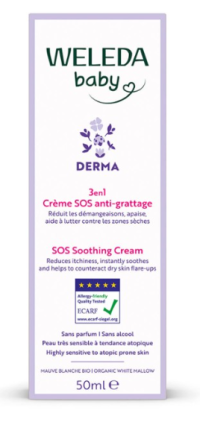 WELEDA Baby 3v1 DERMA Zklidňující SOS krém