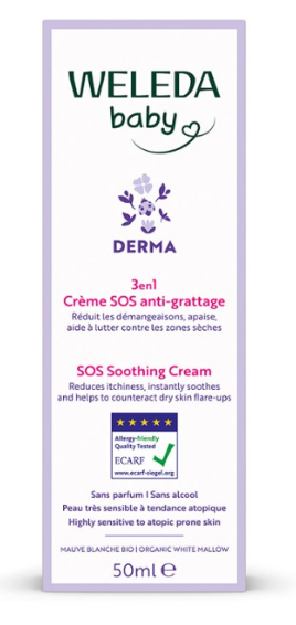 WELEDA Baby 3v1 DERMA Zklidňující SOS krém
