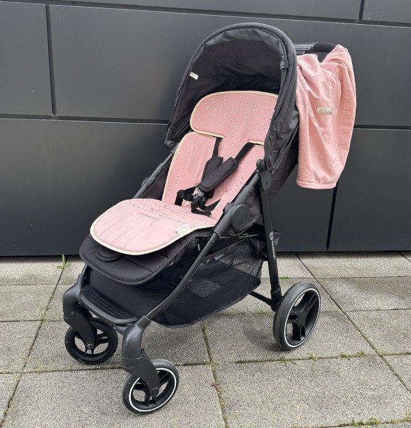 PINKIE podložka do kočárku Shine Gold