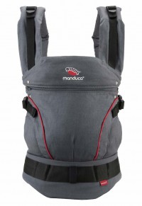 Manduca First HempCotton (New Style) grey/red 2018