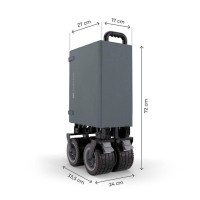 KINDERKRAFT Vozík přepravní skladací Wagon Rollster