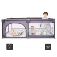 BABYGO Ohrádka Playpark s matrací 150cm x 180cm