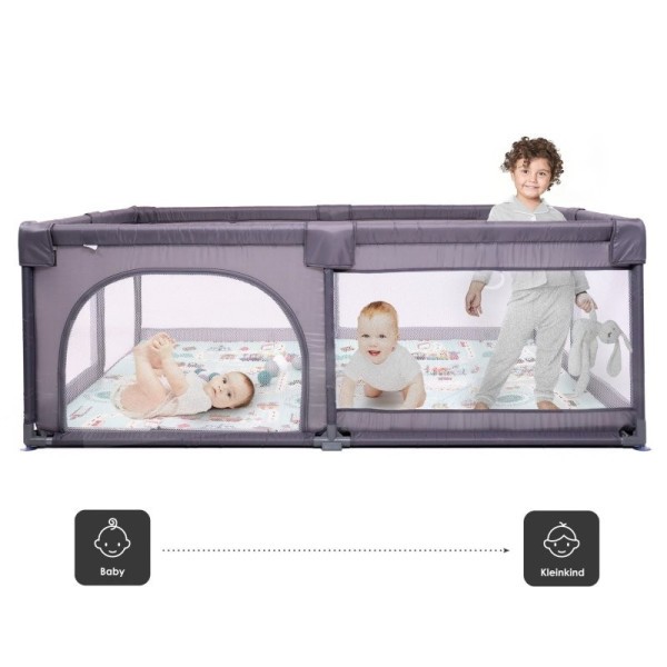 BABYGO Ohrádka Playpark s matrací 150cm x 180cm