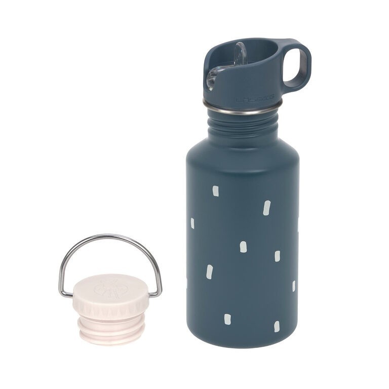 Lässig Nerezová lahev 500ml Bottle Stainless Steel Happy Prints - midnight blue