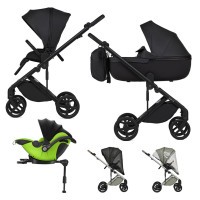 ANEX Kočárek kombinovaný Eli + KIDDY Evoluna i-size 2 + základna ANEX Kočárek kombinovaný Eli + KIDDY Evoluna i-size 2 + základna