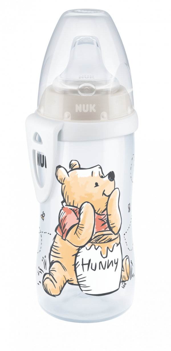 NUK FC Láhev PP Active Cup DISNEY-Medvídek Pú,300ml,SI pítko