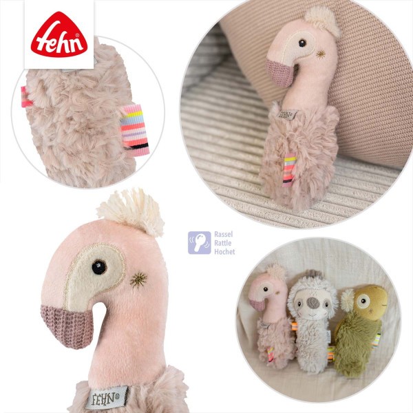 BABY FEHN Chrastítko do ruky z kolekce Lazy, Crazy & Pink