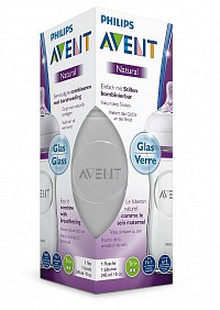 Philips Avent láhev Natural Response skleněná transparentní 240 ml