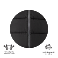 PETITE&MARS Set zimní fusak Jibot 3v1 + rukavice na kočárek Jasie