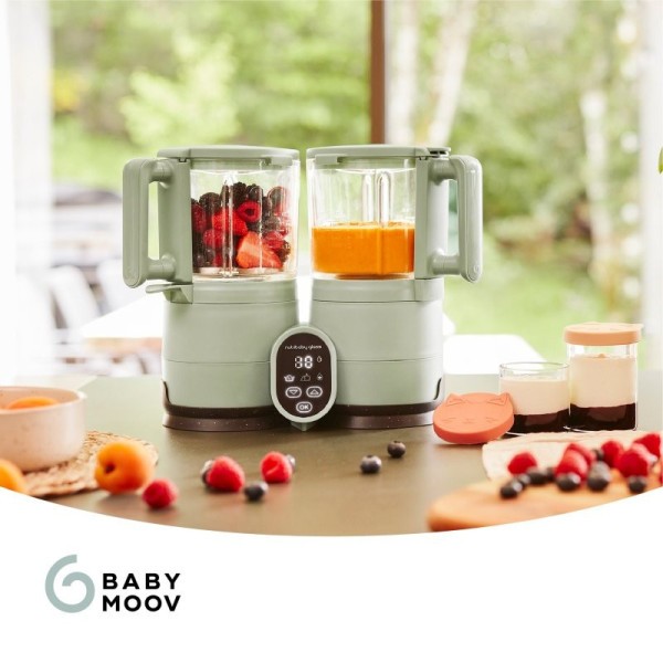 BABYMOOV Multifunkční přístroj Nutribaby Glass Celadon