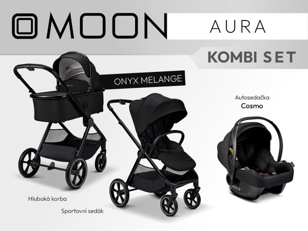 MOON AURA - Kombi + autosedačka