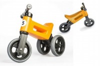 Odrážedlo FUNNY WHEELS Rider Sport modré 2v1, výška sedla 28/30cm nosnost 25kg 18m+ v sáčku