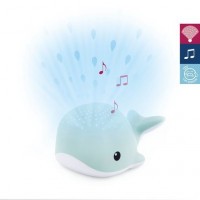 ZAZU Velryba WALLY modrá - noční projektor s melodiemi